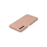 Galaxy A14 4G Kılıf Nano içi Kadife Silikon - Pudra