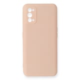 Realme 7 Pro Kılıf Nano içi Kadife Silikon - Pudra