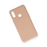 Galaxy A10S Kılıf Nano içi Kadife Silikon - Pudra