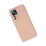 Mi 12T Pro Kılıf Nano içi Kadife Silikon - Pudra