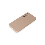 Galaxy S23 FE Kılıf Nano içi Kadife Silikon - Pudra