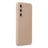 Galaxy S23 FE Kılıf Nano içi Kadife Silikon - Pudra