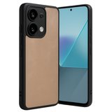 Redmi Note 13 Pro 4G Kılıf Aras Deri Kapak - Pudra
