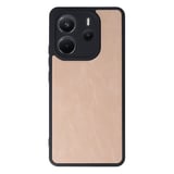 Redmi Note 14 4G Kılıf Aras Deri Kapak - Pudra