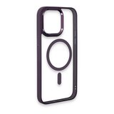 iPhone 15 Pro Max Kılıf Room Magneticsafe Silikon - Derin Mor