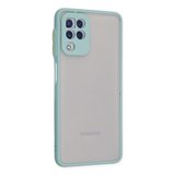 Galaxy A22 Kılıf Montreal Silikon Kapak - Turkuaz