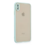 iPhone X Kılıf Montreal Silikon Kapak - Turkuaz