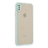 iPhone X Kılıf Montreal Silikon Kapak - Turkuaz