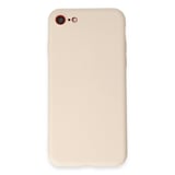 iPhone 7 Kılıf First Silikon - Krem