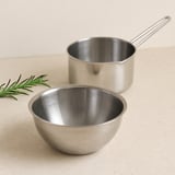 Paslanmaz Çelik 2'li Sosluk ve Sütlük Seti (14cm & 17cm)