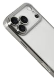 iPhone 17 Pro Razer Lensli Silikon - Gümüş