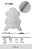 YoudayHomeCollection POLY Peluş Post Şeklinde Halı Model Oturma Odası Halısı