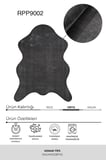 YoudayHomeCollection POLY Peluş Post Şeklinde Halı Model Oturma Odası Halısı
