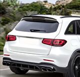 X243 GLC İÇİN UYUMLU 2020+ GLC43 SPOILER PIANO BLACK (PARLAK SIYAH)