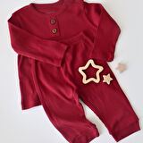 2li Takım Pantolon & Tişört 11502 Kırmızı