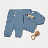 Sweatshirt & Pantolon Takım 8009 İndigo