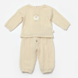Sweatshirt & Pantolon Takım 7015 Taş