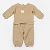 Sweatshirt & Pantolon Takım 7018 Taş