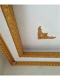 DEKORATİF POLİÜRETAN SARAY TAVAN KARTONPİYER -ALTIN (GOLD) RENK (EN 13 CM -BOY:100 CM)-DUVAR SÜSÜ