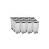 12'li Kavanoz Seti & Saklama Kabı & Erzak Kabı 12x1900 Ml (20 Lı Etiket Hediyeli)