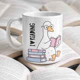 I Love Reading Yazılı Kupa Model 210 Kitap Temalı Tasarım Seramik Kahve Kupası Kitap Severlere Hediye