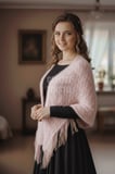 Çeyizlik Şal, Gelin Nişan Bohçası, Simli Şal, Lüks Şal