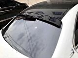 W205 2015-2021 C SERISI IÇIN UYUMLU CAM ÜSTÜ SPOILER - PIANO BLACK (PARLAK SIYAH)