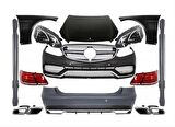 W212 IÇIN UYUMLU MAKYAJLI E63E ÇEVIRME FACELIFT BODY KIT (FAR-STOP-KAPUT VE ÇAMURLUK DAHIL)