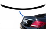 W213 2016-2019 E SERISI IÇIN UYUMLU E63 SPOILER PIANO BLACK