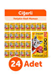 Bado Yetişkin Yaş Kedi Maması Ciğerli 85Gr 24'lü