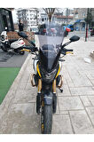 Bajaj Dominar 250 Ön cam 2017 2024 Model Yılı 58cm Açıkfüme Renk 4mm Uzun Geniş Cam