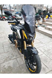 Bajaj Dominar 250 Ön cam 2017 2024 Model Yılı 58cm Açıkfüme Renk 4mm Uzun Geniş Cam