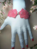 El Yapımı Etnik Otantik Aesthetic Soft Vibes Vintage Doğal İnci Boncuklu Hediyelik Koyu Pembe Renk Balık Bileklik