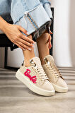 Barbie Bej Süet Bej Taban Günlük Spor Sneaker
