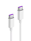 Matebook Ve Cep Telefonu Uyumlu Orijinal Usb-C to Usb-C Şarj Kablosu 5A 1.8M Kutusuz