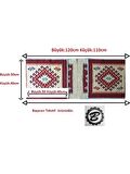 Başaran Tekstil Antik Kilimden Motosiklet, Elektrikli Bisiklet, Heybesi 2 Gözlü Kilim Çanta