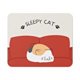  UYUYAN KEDİ Baskılı MousePad