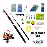 ALDOS 270 Cm Kamış Makina Başlangıç Olta Seti Tam Takım Olta Seti
