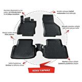 Rizline Volkswagen Golf 6 2009-2012 3D Havuzlu Paspas