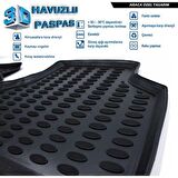 Rizline Seat Ateca 3D Havuzlu Bej Paspas