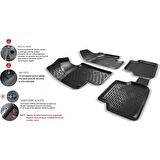 Rizline Seat Ateca 3D Havuzlu Bej Paspas