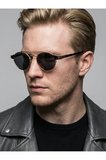 Beckham Siyah Çerçeve Siyah Cam Gold Aksesuarlı Premium Unisex Gözlük