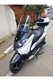 Benelli Zafferano 250 Ön cam 2015 2016 Model Yılı 48cm Şeffaf Renk 4mm Orta Boylu Cam