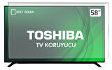 Toshiba 58" inç 146 Ekran Tv Ekran Koruyucu