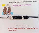 Crystal Atelier Bestie Miyuki Mors Bileklik Bff Bileklik Sevgili/çift/arkadaş Bilekliği Best Friend Bileklikleri