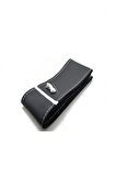 Universal Dikme Deri Direksiyon Kılıfı Beyaz Tek Yüzüklü 38×10.5cm