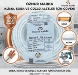  15 METRE BEYAZ ÖZNUR Marka 3X2.5 mm%100 Bakır TTR Elektrik Kablosu