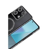Redmi Note 13 Pro 4G Joke Simli Magneticsafe Kılıf - Siyah