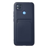 Redmi 9C Kılıf Kelvin Kartvizitli Silikon - Lacivert