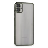 Galaxy A05 Kılıf Razer Lensli Silikon - Yeşil